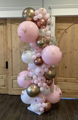 Air-Filled Balloon Tower Column Organic Butterfly