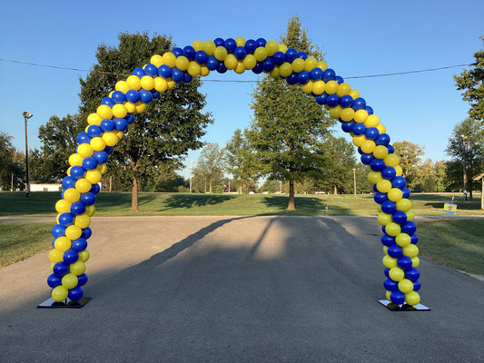 Air-Filled Balloon Aeropole Arch Smile on Down Syndrome