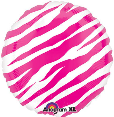 18" Foil Balloon Tiger Stripes