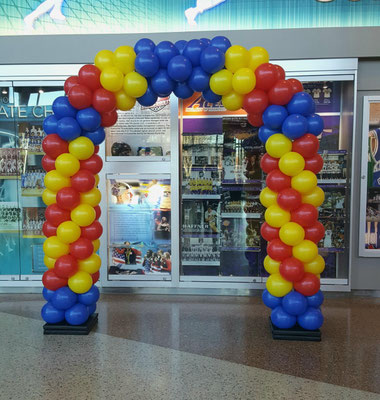 Air-Filled Balloon Arch 3 Color