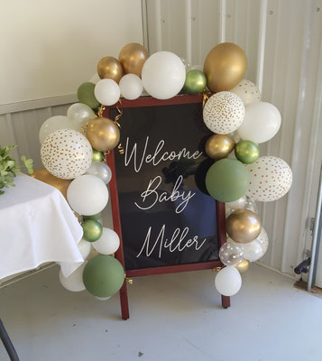 Air-Filled Organic Balloon garland sign