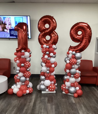 Air-Filled Organic Balloon Column Number