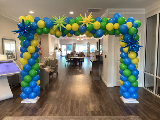 Air-Filled Balloon Organic Arch Leisure Living