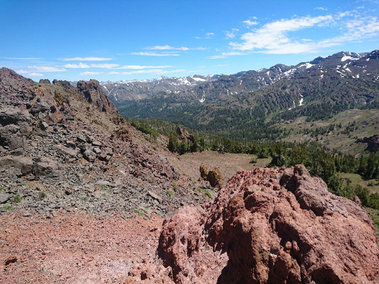 Blick nach Süden vom Sonora Pass 