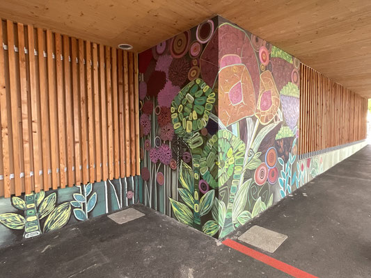 Fresque mur d’école - Torcy