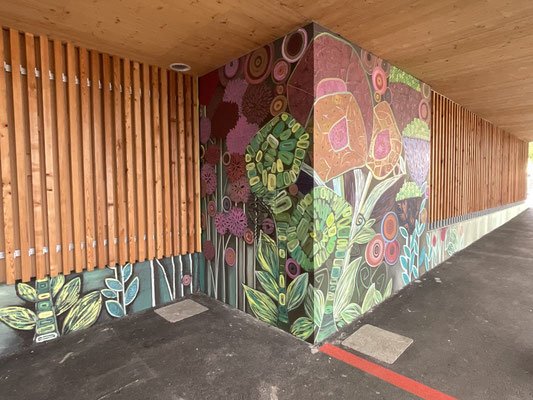 Fresque mur d’école - Torcy