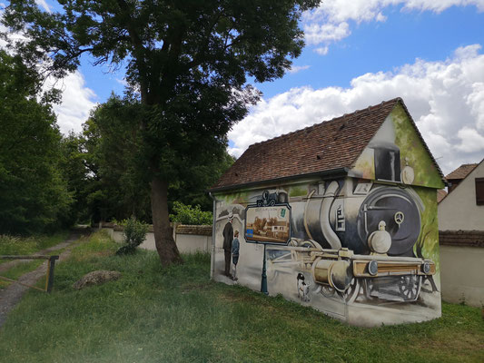 Fresque poste EDF 