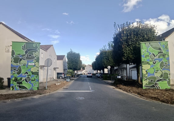 Murs Entrée de rue-NANDY (77)
