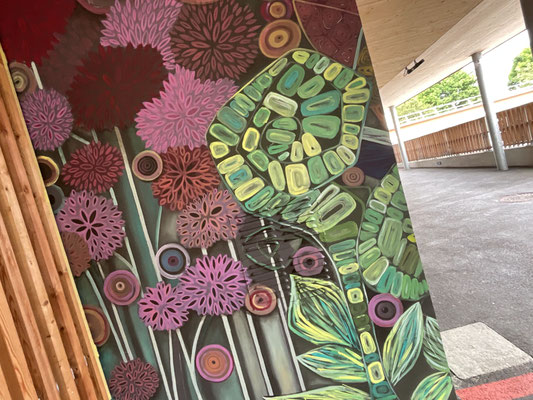 Fresque mur d’école - Torcy