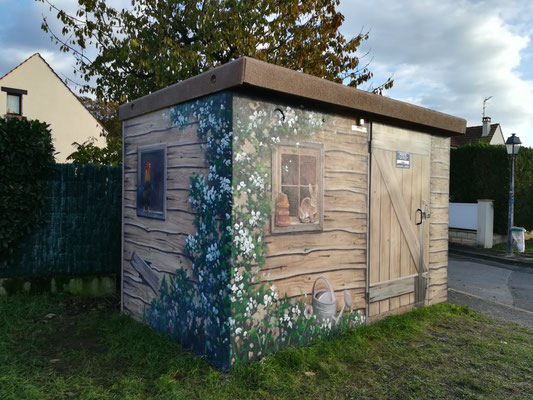 Fresque « cabane » Seine et Marne