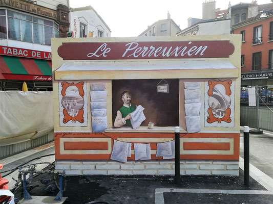 Fresque bâtiment technique Le Perreux sur Marne