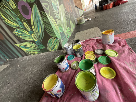 Fresque mur d’école - Torcy
