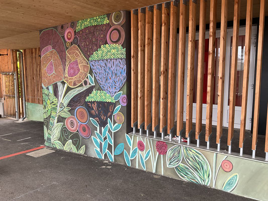 Fresque mur d’école - Torcy