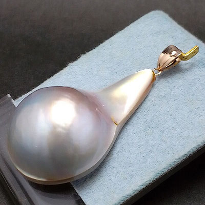 Mabe Pearl k18 pendant top