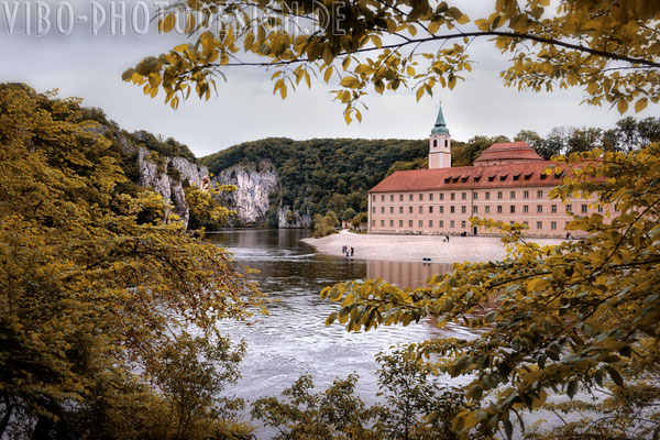 Weltenburger Kloster vom anderen Ufer.