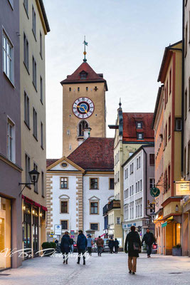Kohlenmarkt mit Rathaus, Regensburg.