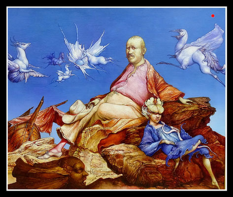 "Im milden Wind" 50x60cm, Öl/Hartfaser, 1995 - VERKAUFT
