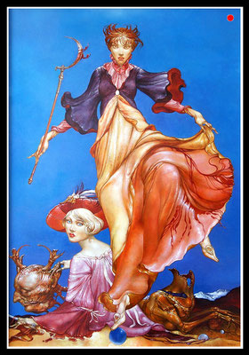 "Diana mit beschmutztem Kleid"   80x60cm, Öl/MP, 2002 -  VERKAUFT