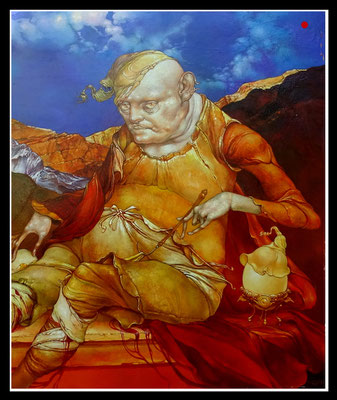 "Des bösen Müllers einsame Rast"  60x50cm, Öl/Hartfaser, 2010 - VERKAUFT