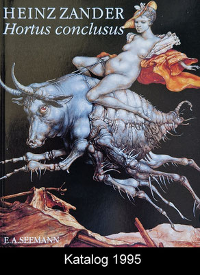 "Heinz Zander - Hortus conclusus", 1995, Panorama Museum Bad Frankenhausen,  95 Seiten, 25x20cm, mit zahlreichen Abb. und Texten von Gerd Lindner, Klaus Hammer und Heinz Zander - 20 EUR zzgl. 4,- EUR Pack/Porto