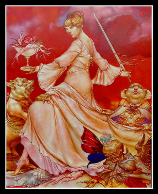 "Die tolle Grete...", 100x80cm, Öl/Hartfaser, 2012 - VERKAUFT