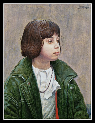 "Anne" Öl auf Papier, 33x25cm, 1996 - 3500,- EUR