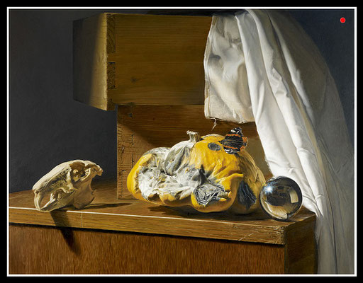 "Innensicht"   60x75cm, Öl/Malplatte, 2010 -  VERKAUFT