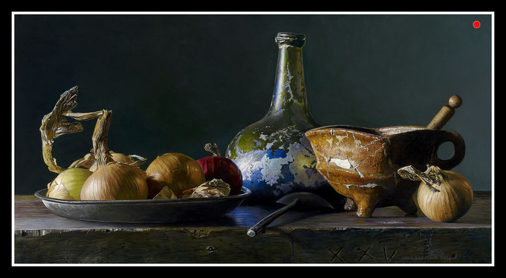 "Zwiebelgrapen" 38x69cm, Öl/Malplatte, 2025 - VERKAUFT