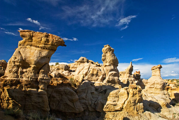 Hoodoos und Skulpturen