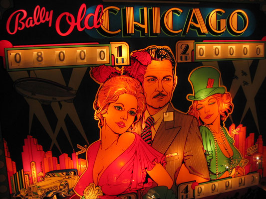 Flipperscheibe "Old Chicago" von Bally