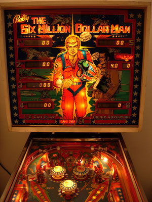 Flipper "Six Million Dollar Man" von Bally