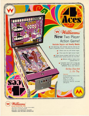 Flyer "4 Aces" von Williams