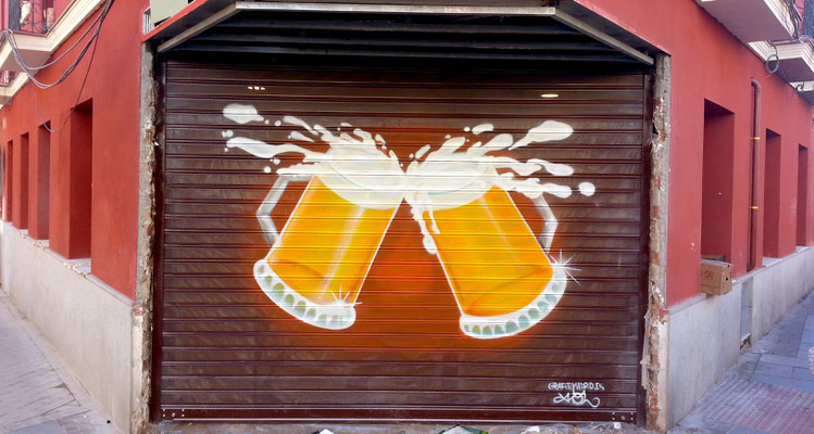 graffiti para cerveceria 