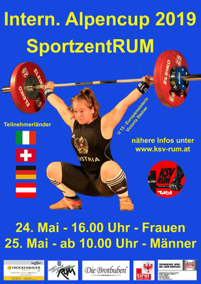 Plakat 12. Internationaler Alpencup 2019