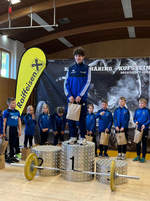 Siegerehrung U15 (Hofer Benjamin / KSV-Rum)