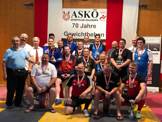 Siegerehrung Gruppe 7 (ASKÖ - Meisterschaft 2019)