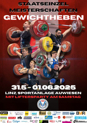 Plakat Staatsmeisterschaften 2025
