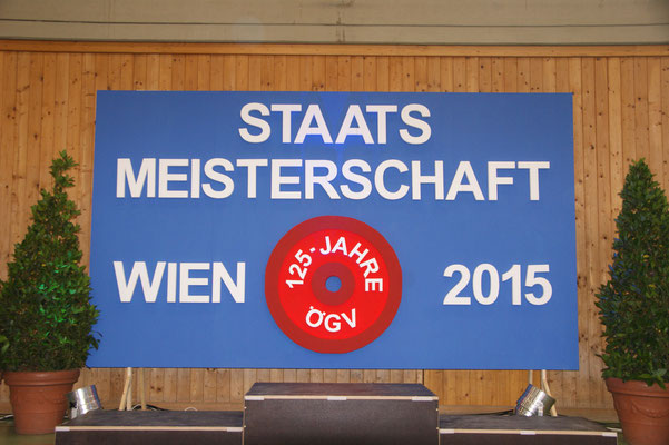 Wettkampfbühne Staatsmeisterschaft Wien 2015