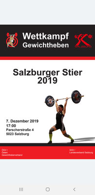 Plakat Salzburger Stier 2019