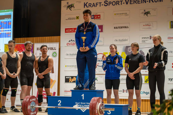 Siegerehrung Tiroler Meisterschaft U20