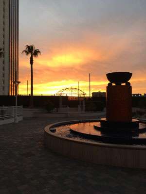 Sonnenuntergang in Las Vegas