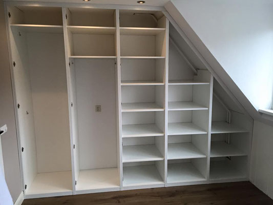 kast op maat ondere schuin dak