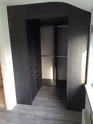 inloopkast in u opstelling