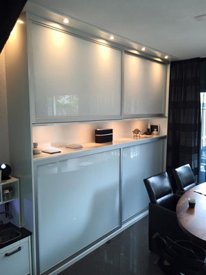 keukenkast met schuifdeuren