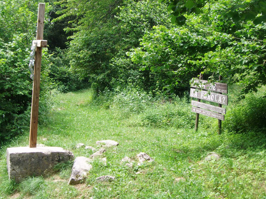 Le sentier de la Forclaz