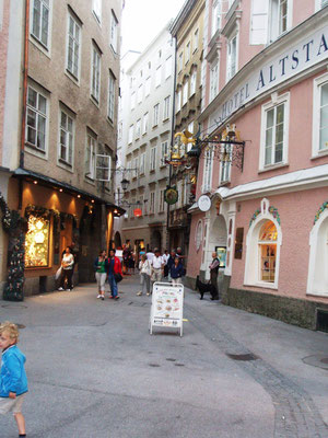 Une rue typique de Salzburg