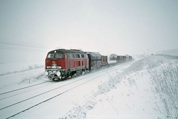 Diesellok 216 bei Peine 1970  I  Copyright by Stiftung Eisenbahn Archiv Braunschweig