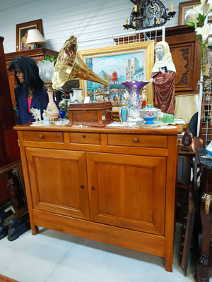 Commode ancienne en meriser lg 1m41 pf 58.5 cm ht 1m12