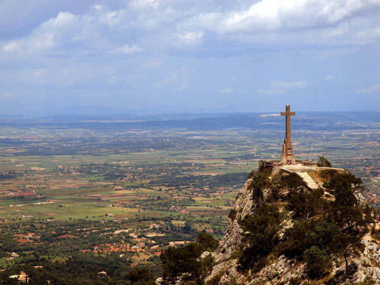 Blick vom Santuari de Sant Salvador