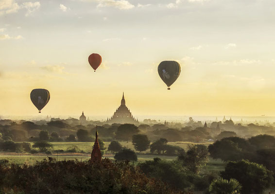 montgolfières birmanes